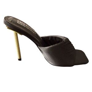 Cape Robbin Black Satin Heels